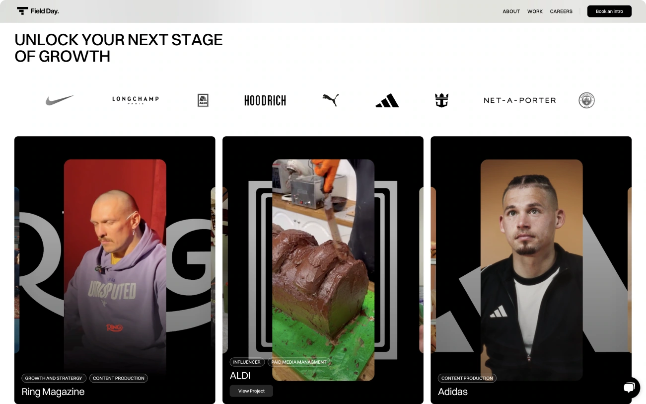 Field Day — Selected projects