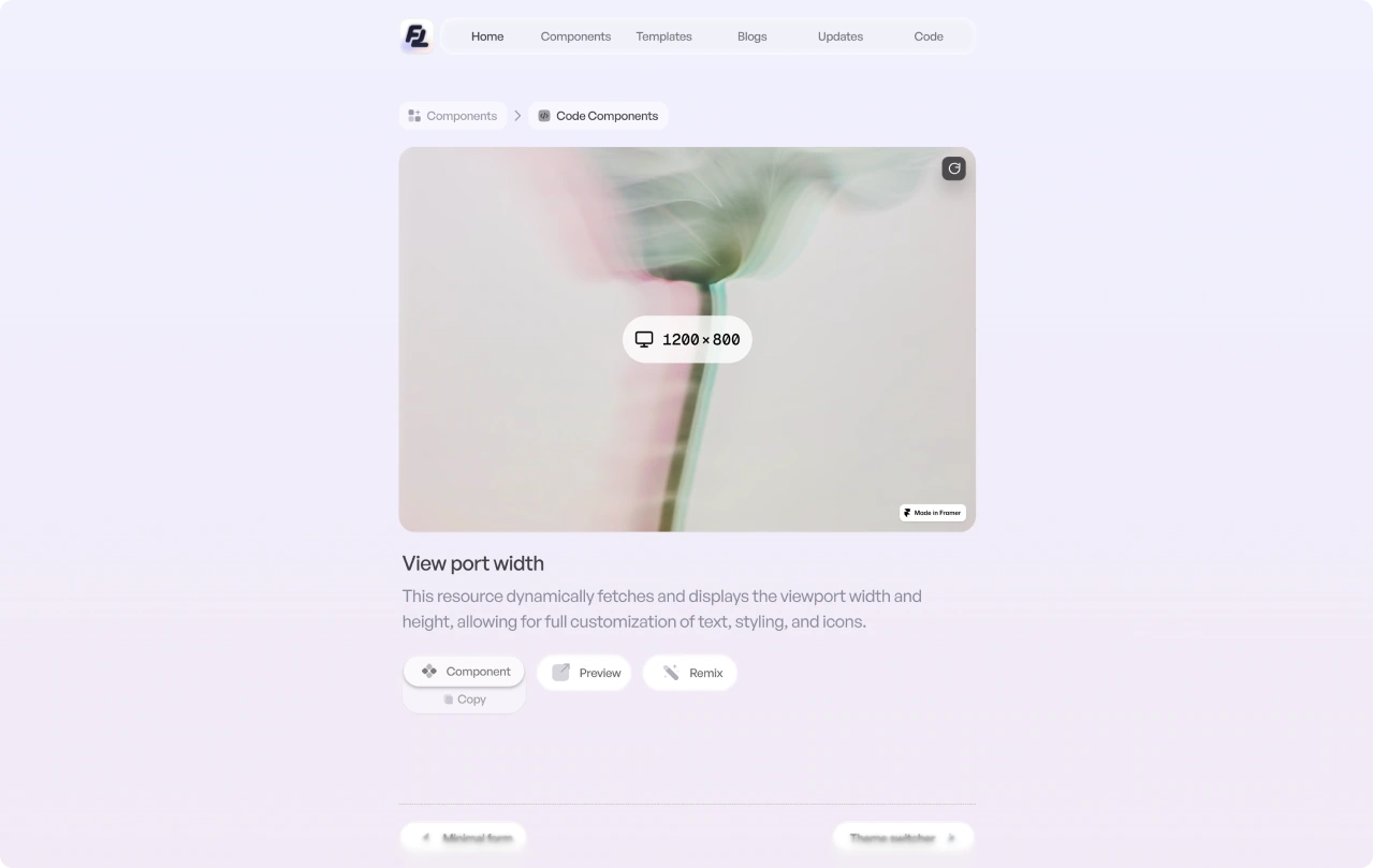 Framer Lists — Product details