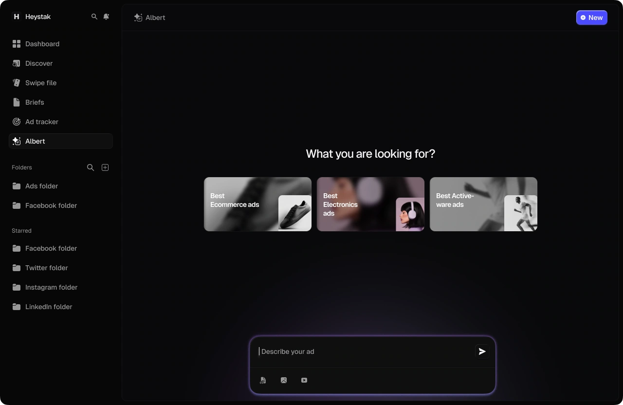 Heystak — AI ad discovery