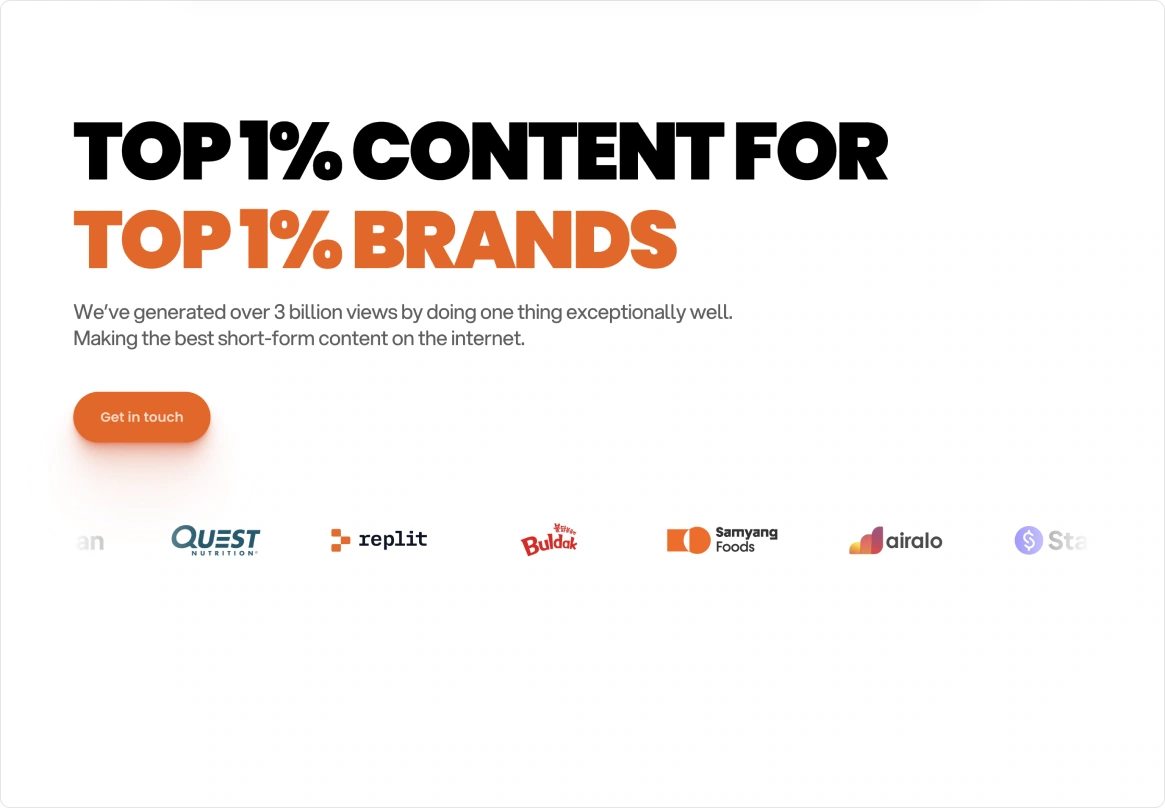 Shortscut — Brand showcase